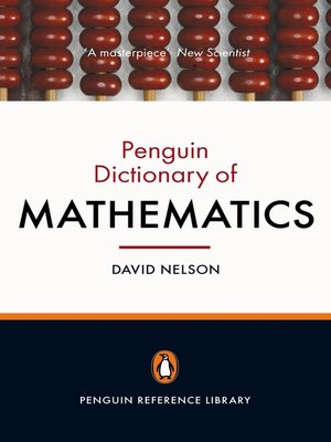 The Penguin Dictionary of Mathematics - ebook